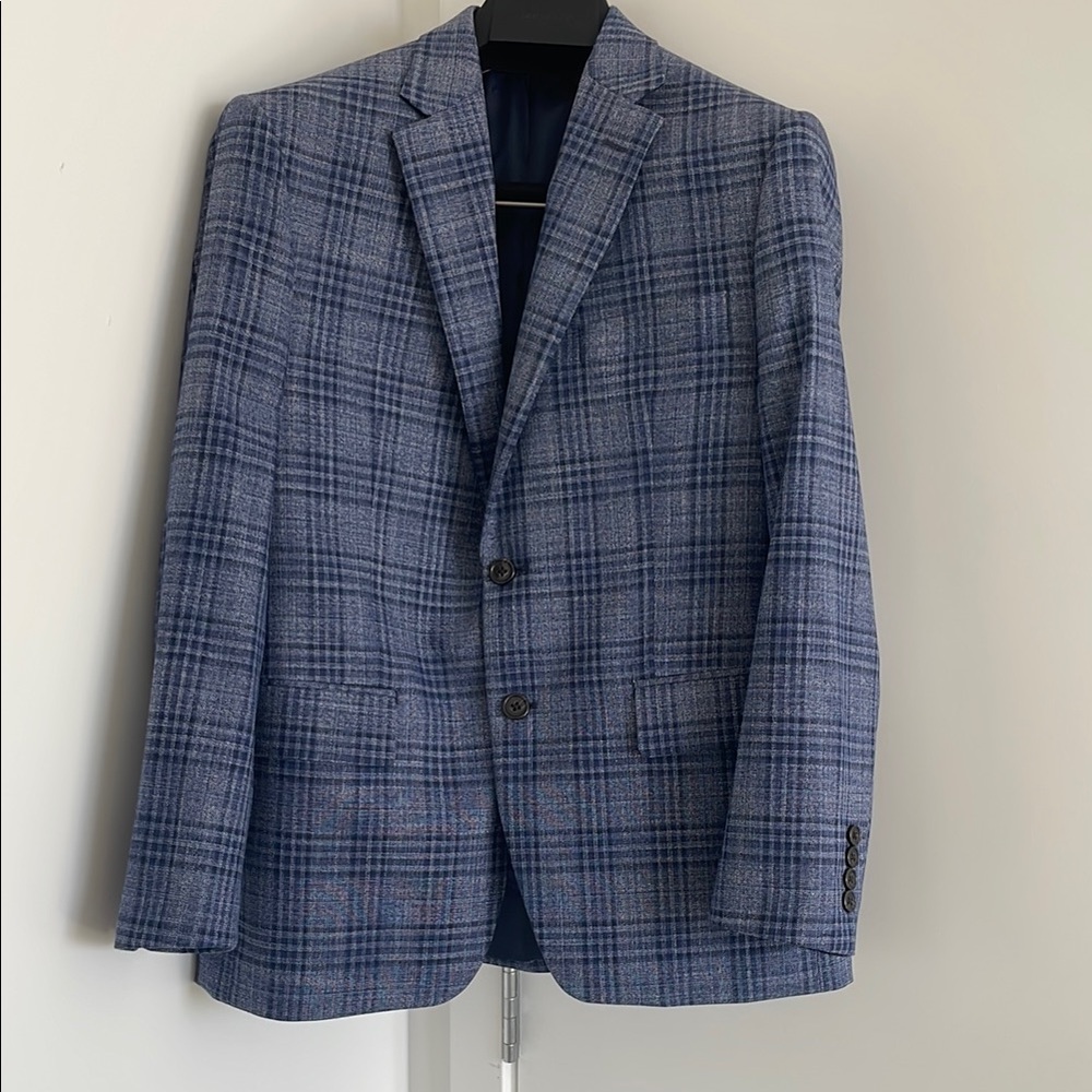 Ralph Lauren Blue Plaid Blazer